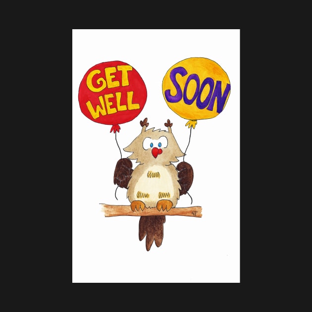 Get well soon Owl by nicolejanes