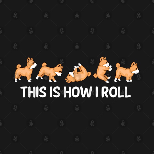 This Is How I Roll Kids Cute Shiba Inu Dog by PomegranatePower