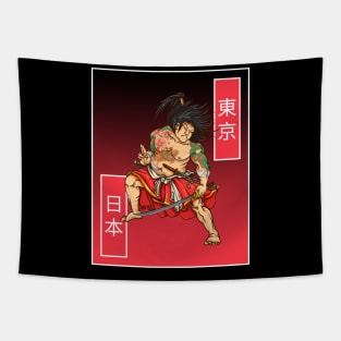 Japanese samurai Tapestry