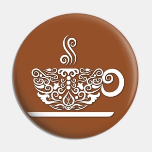 White Coffee Pin