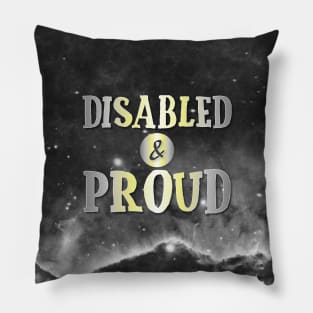 Disabled and Proud: Demigender Pillow