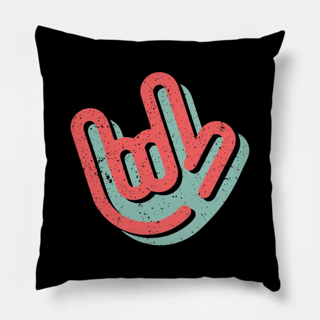 I Love You - Deaf Sign Language Hand Pillow by holger.brandt