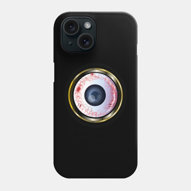 Evil Eye - Bloodshot Phone Case by geodesyn