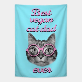 Best vegan cat dad ever Tapestry