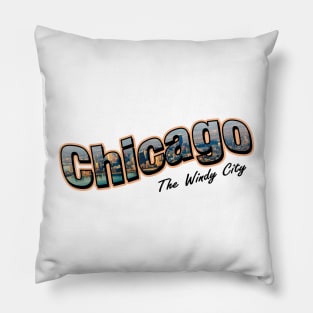 Chicago the Windy City Pillow