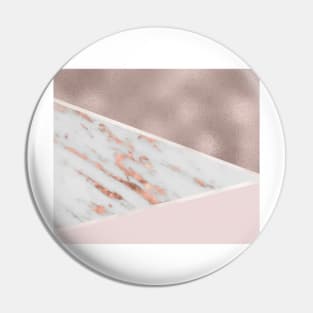 Lilac Lemonade - rose gold marble Pin