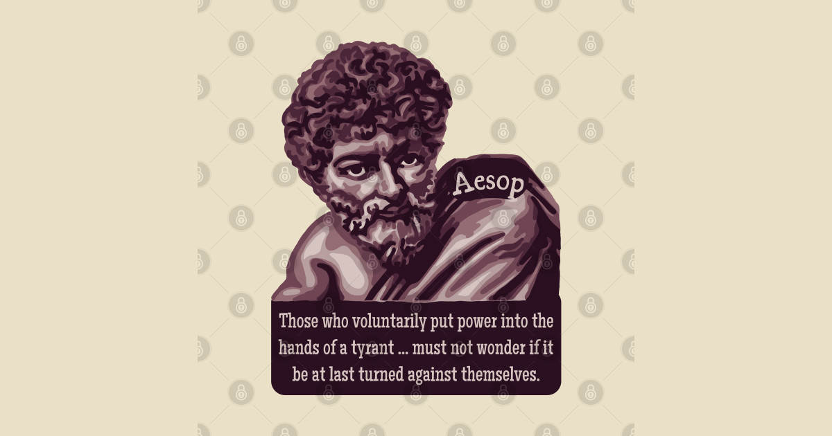 Aesop Portrait and Quote - Aesop - T-Shirt | TeePublic