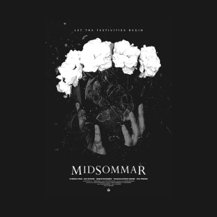 Midsommar Black And White T-Shirt