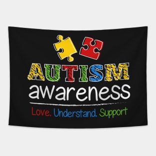 Autism Love Understand Support Tapestry