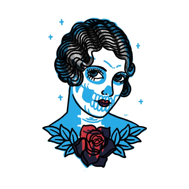 Lady Rose Day of the Dead by Travis Knight