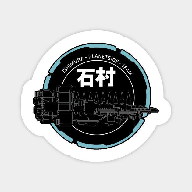 Ishimura Planetside Team (Alt Print) Magnet by Miskatonic Designs