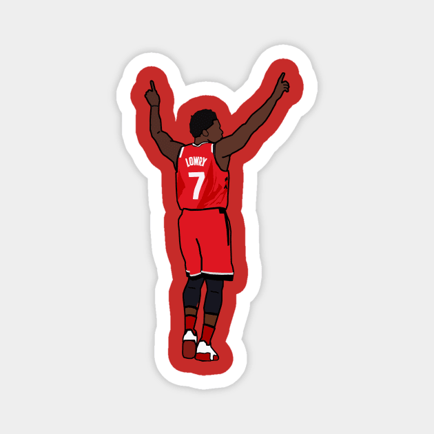 Kyle Lowry - Toronto Raptors NBA Magnet by xavierjfong