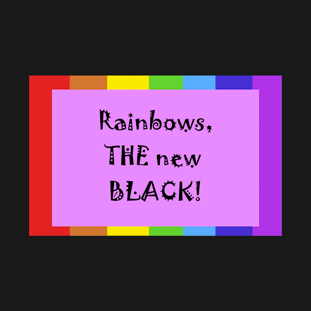 rainbow apparel by Bookshelfsells 