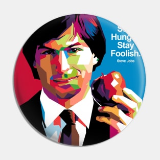 WPAP Steve Jobs Pin