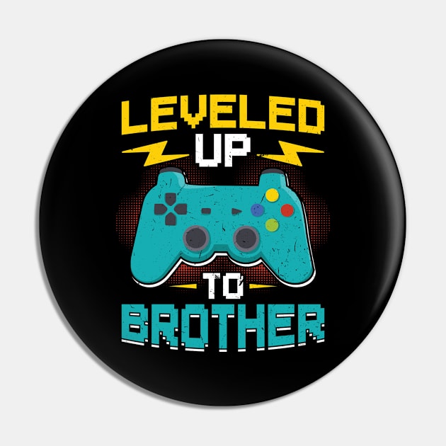 Leveld Up To Brother 2022 Soon Brother Pin by Peco-Designs