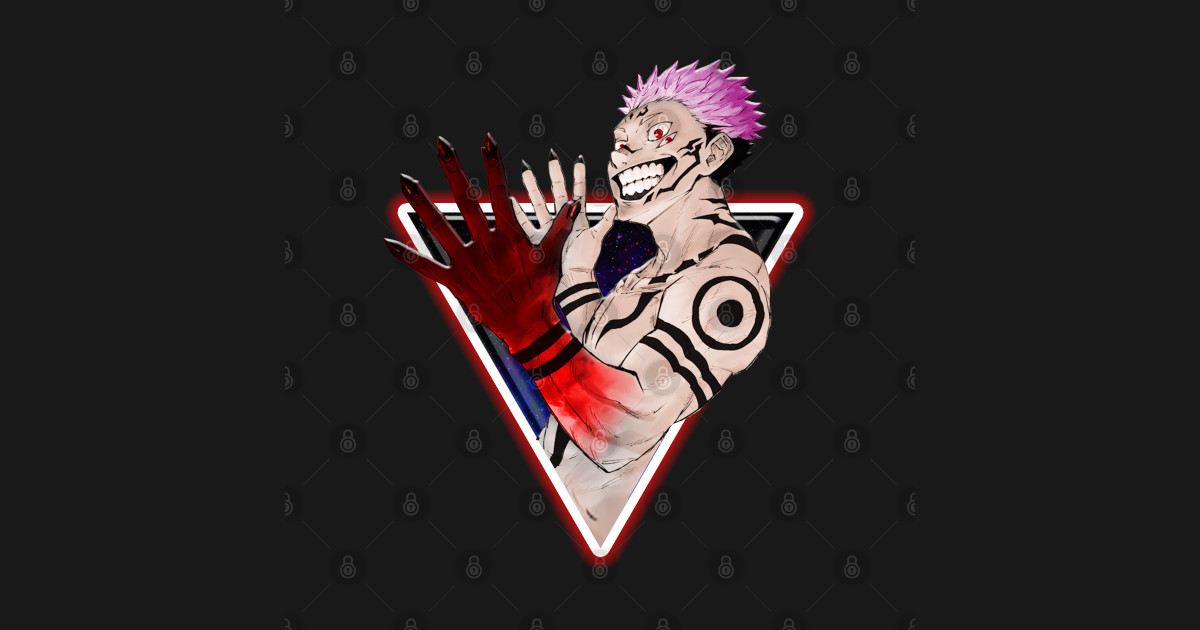 jujutsu kaisen sukuna jujutsu kaisen sticker teepublic