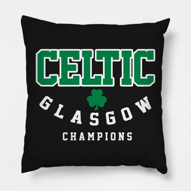 Celtic Glasgow Pillow by TeesForTims