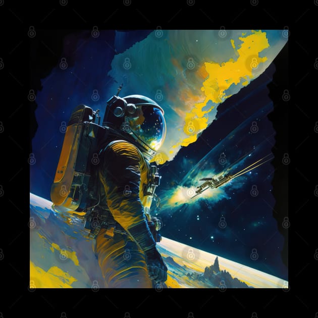 Astronaut's Intergalactic Journey - Space Adventures #3 by yewjin