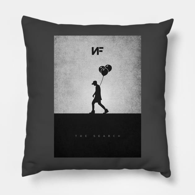 NF and His Burdens v2 Pillow by MeekaMeelHere