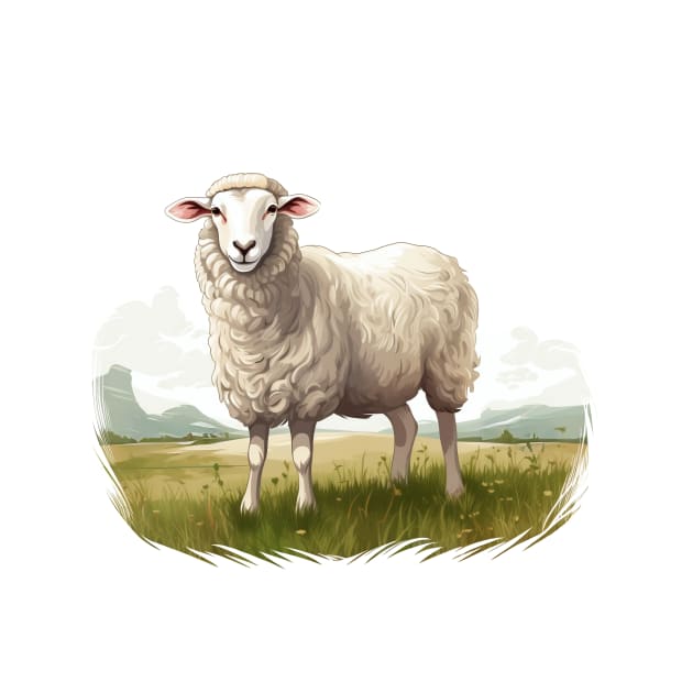 White Sheep by zooleisurelife