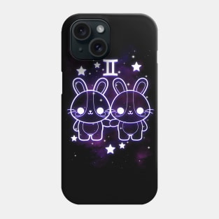 Gemini kawaii zodiac sign Phone Case