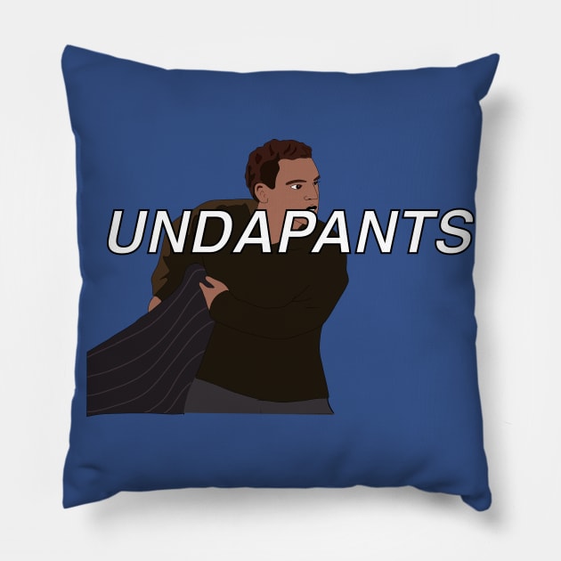 UNDAPANTS Pillow by pinxtizzle