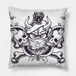 Lucifer's coronavirus Pillow