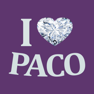 A homage to Paco Rabanne, I Love Paco T-Shirt