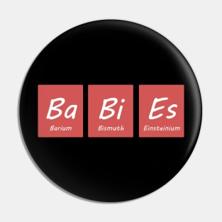 Babies Chemistry Periodic Table Pin