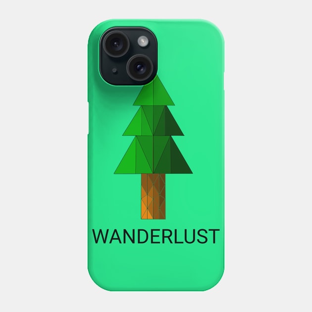 Wanderlust Pine Phone Case by Lunar Scrolls Design