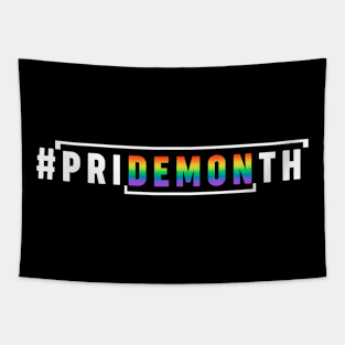 PriDEMONth Support LGBT Pride Month Tapestry