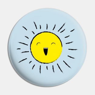 happy laughing cute sun Pin