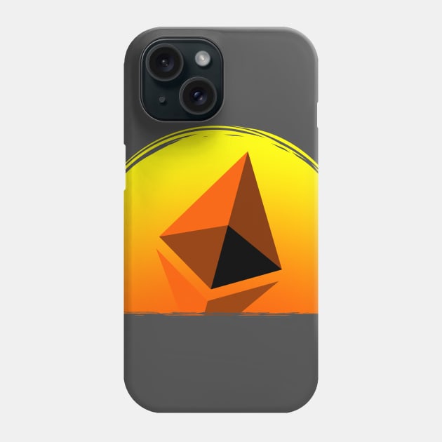 The Rise Of The Ethereum Phone Case by CryptoTextile