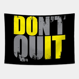 Dont Quit' Positive Running Tapestry