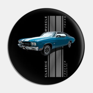 Chevelle SS Classic American Muscle Cars Vintage Pin