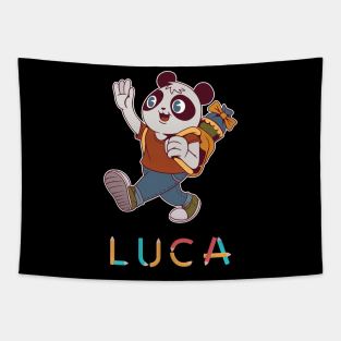 Einschulung Panda Luca Tapestry