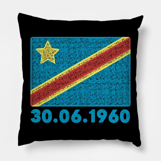 DRC independence day Pillow by Lani Uli