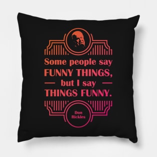 Don Rickles Tribute 2 Pillow