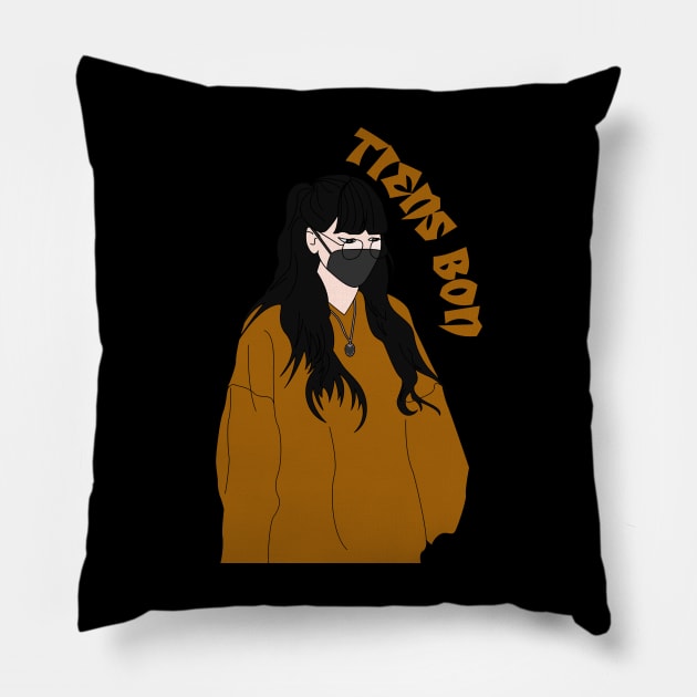 tiens bon tshirt Pillow by suwalow