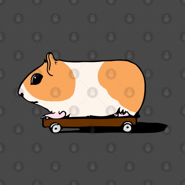 Guinea Pig Skateboard by biggeek