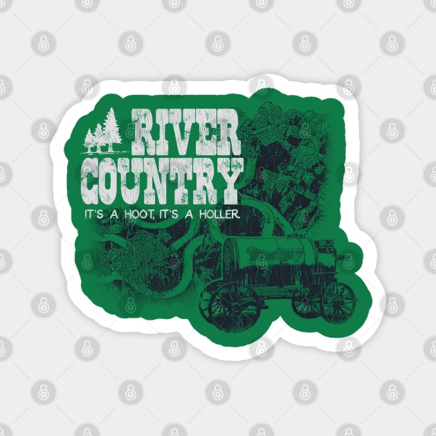 River Country - It's a hoot, it's a holler! Magnet by retrocot