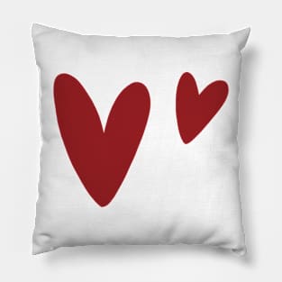 Two Little Hearts Pillow