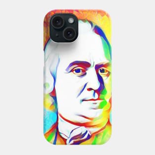 Samuel Adams Colourful Portrait | Samuel Adams Artwork 11 Phone Case