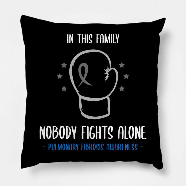 Pulmonary Fibrosis Awareness Pillow by Advocacy Tees