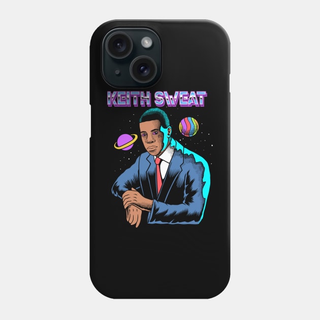 Keith Sweat - 90's Space Design Phone Case by margueritesauvages