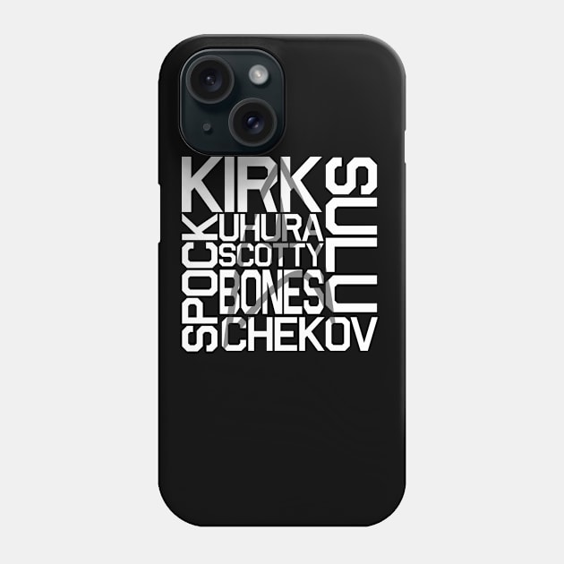 TOS Crew Tribute Phone Case by PopCultureShirts