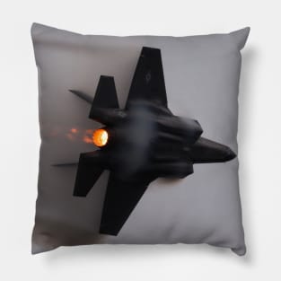 F-35A Lightning II With Afterburner And Vapor Pillow