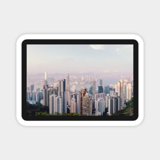 Hongkong skyline by day Magnet