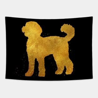 Labradoodle golden art Tapestry