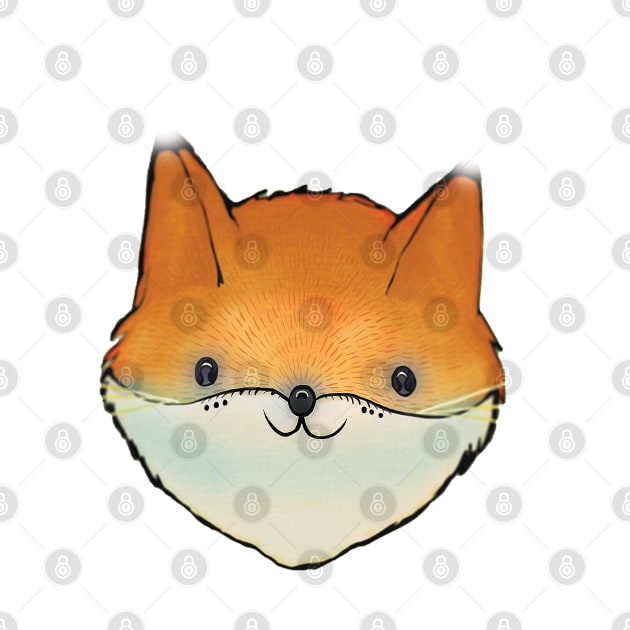 Funny fox artwork by Fancy store